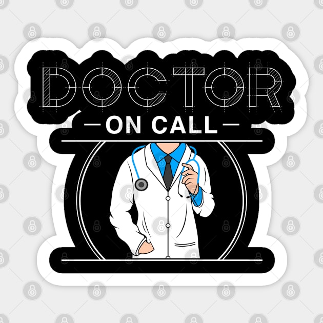 Doctor Emergency service Sticker by Markus Schnabel